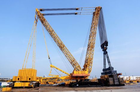 XCMG claims new lifting record XGC88000 crawler crane