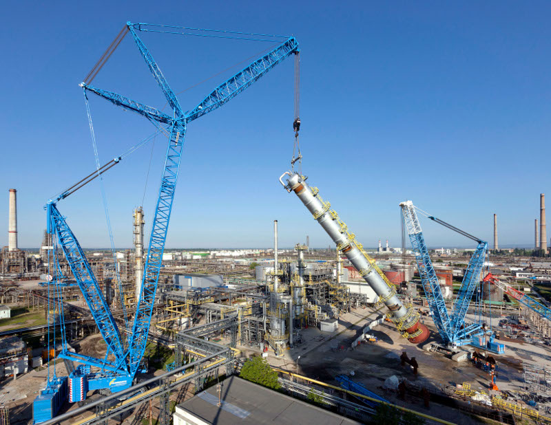 Liebherr LR 11000 works for the first time