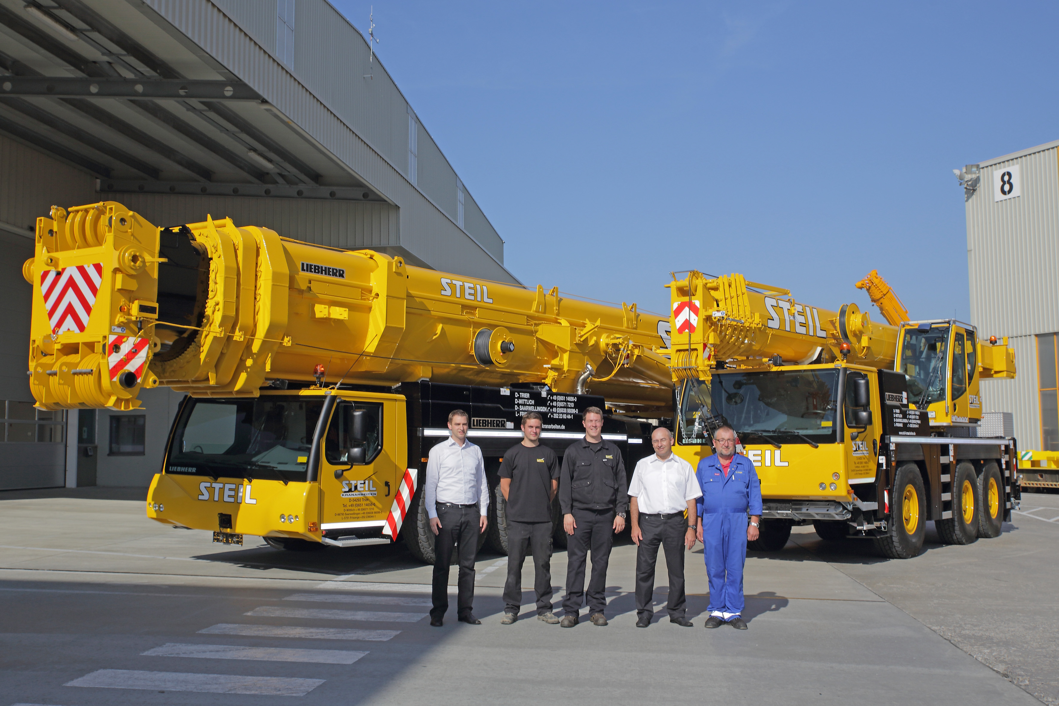 Liebherr cranes are the latest in Steil