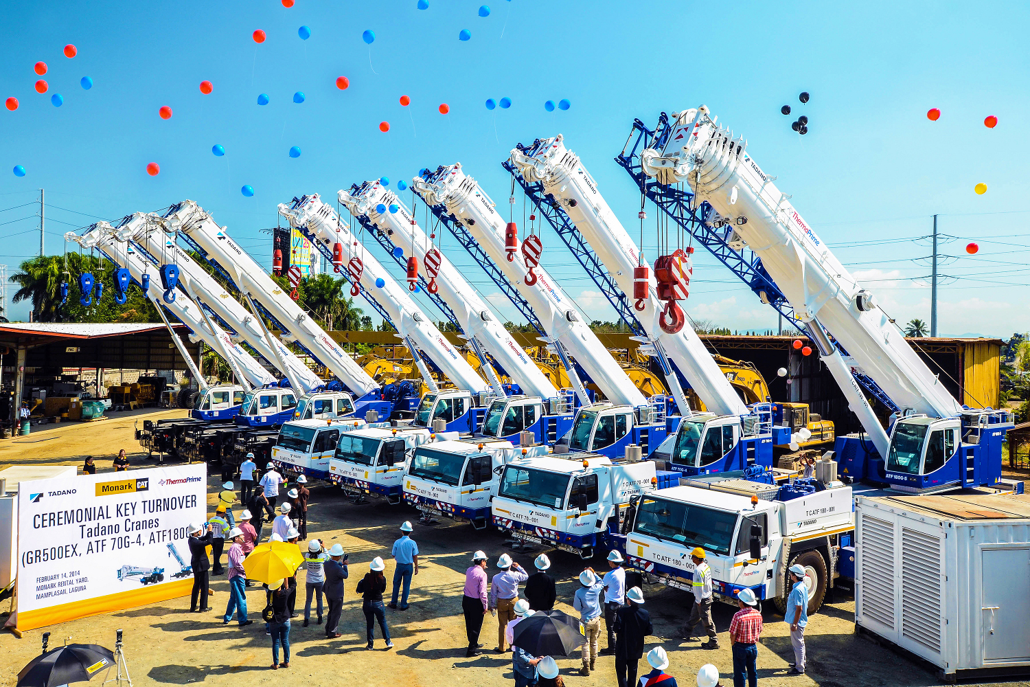 ThermaPrime takes eight Tadano cranes