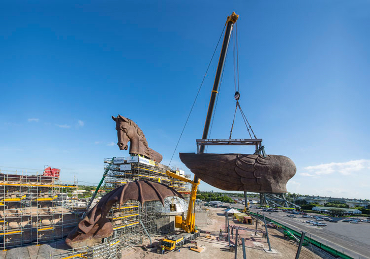 Allegiance Crane has used a Liebherr LTM 1400