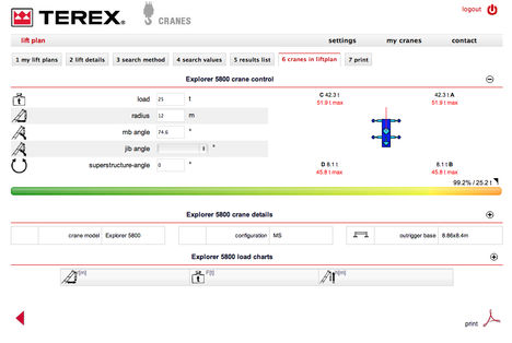 Terex launches free online lift planner